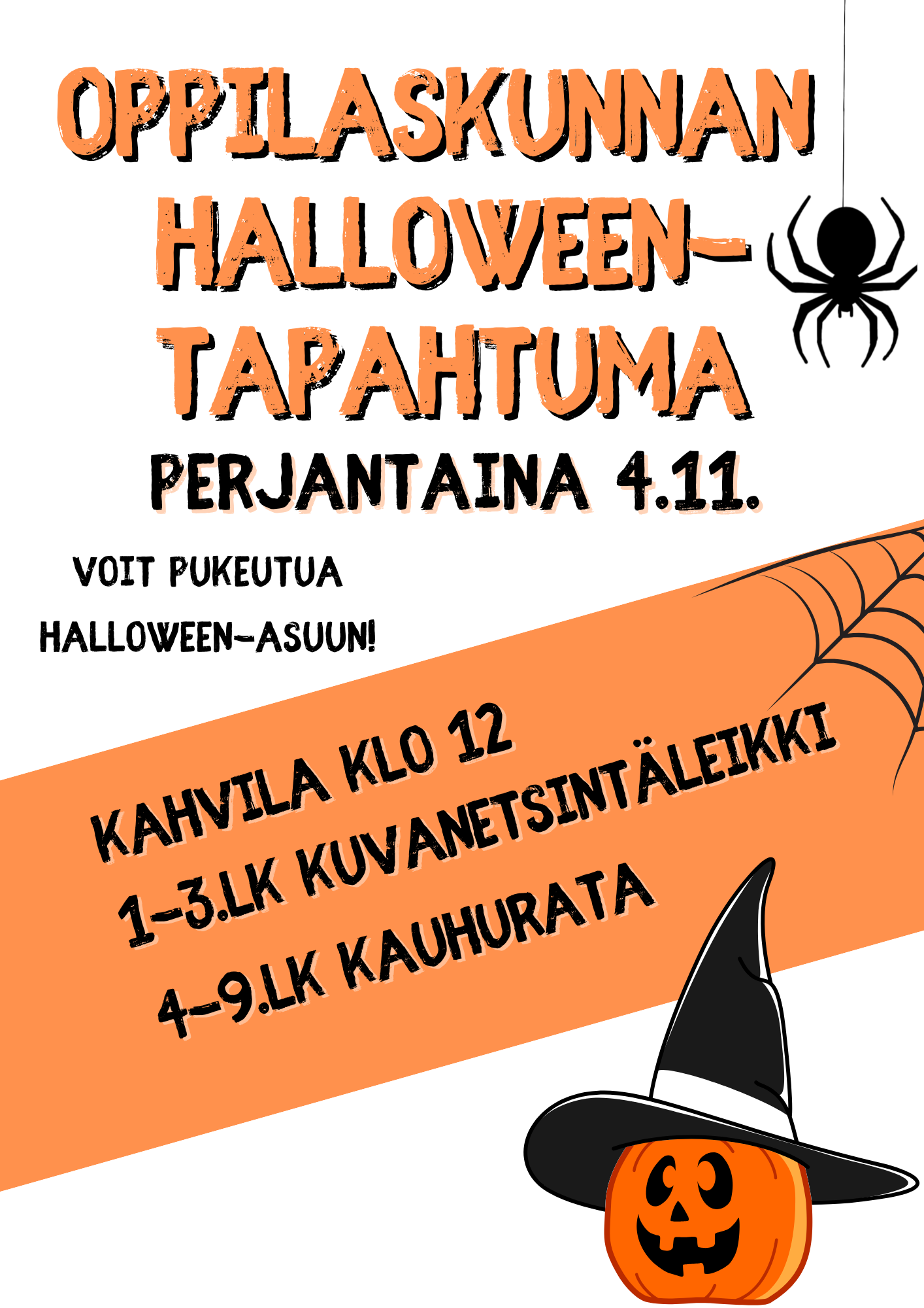 Oppilaskunnan Halloween-tapahtuma